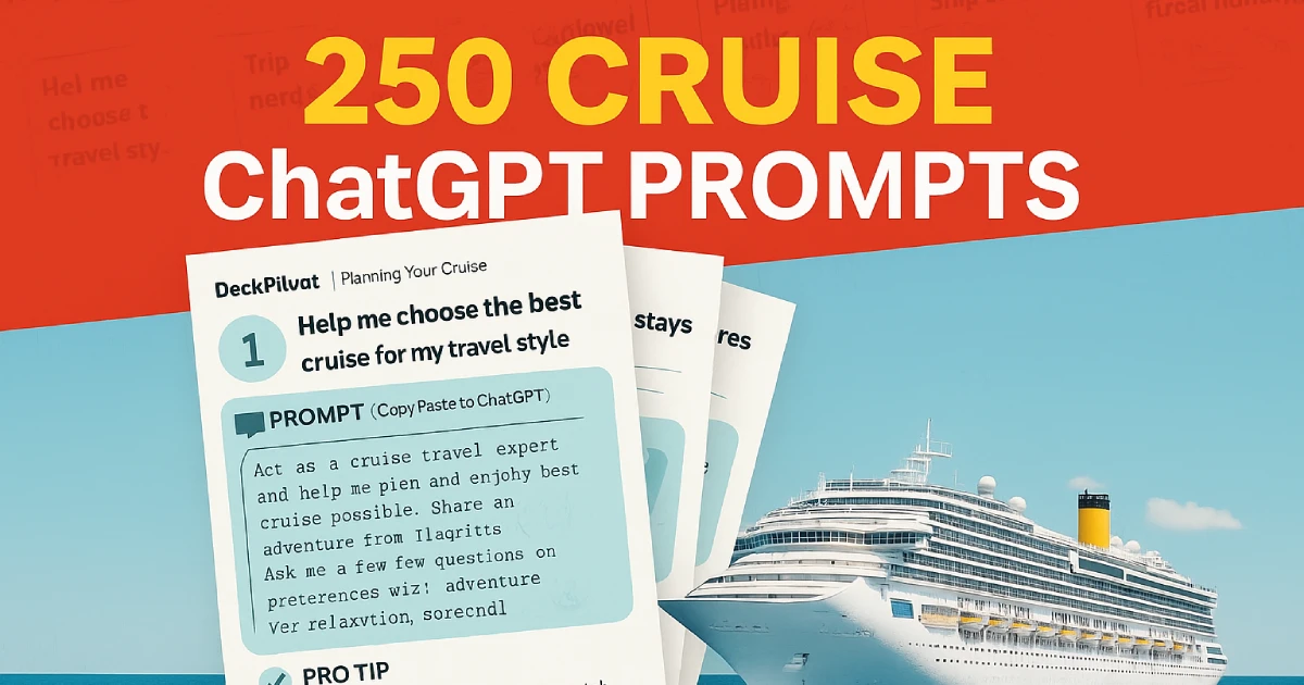 CruisePilot: AI-Powered Cruise Planning Toolkit product image