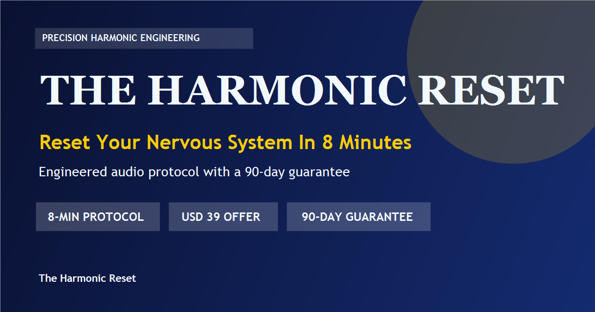 The Harmonic Reset - 8-Minute Nervous System Audio product image